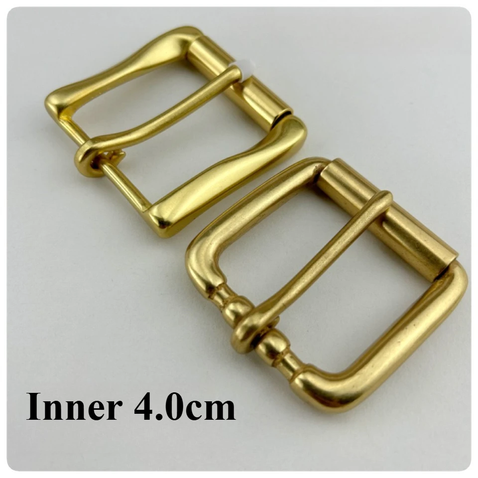 4 سنتيمتر دبوس الصلبة حزام من النحاس مشبك الرجال حزام مشبك DIY بها بنفسك الجلود الحرفية رجل مشبك حزام Hebilla Cinturon Hombre Boucle Ceinture