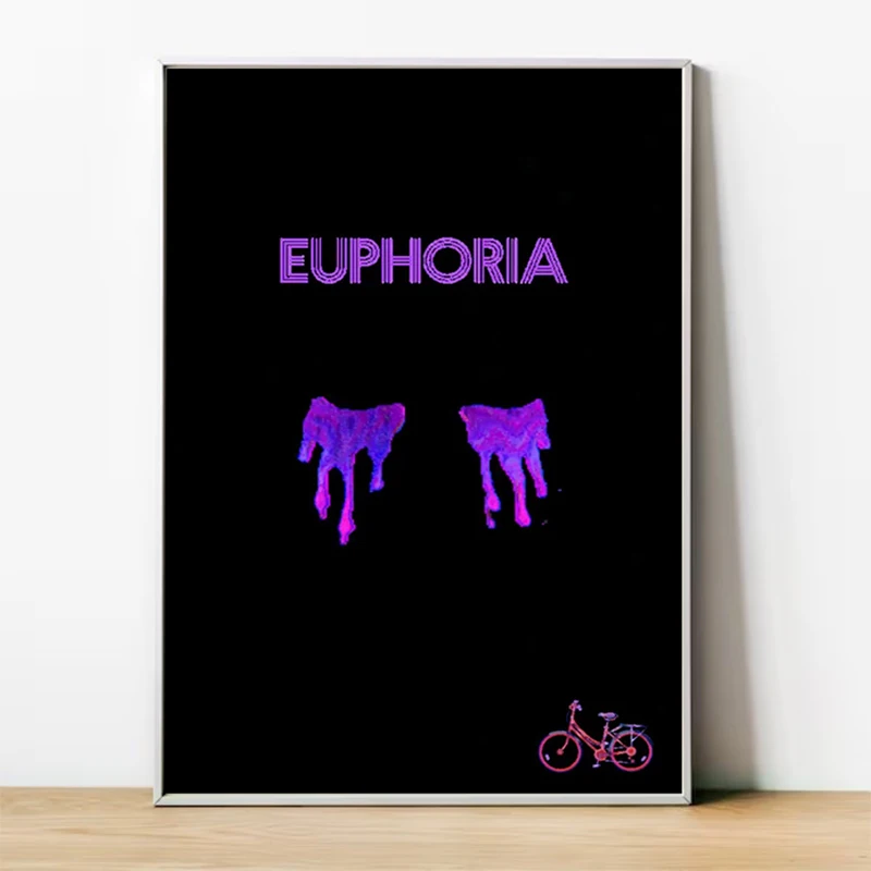 Euphoria Tv Series Poster Decoration Pictures Room Wall Decor Decorative Paintings Painting on Canvas Home Print Art Posters Art