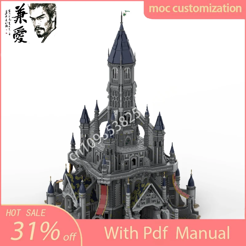 

48170PCS MOC Science Game Hyrule Castle-The Legends of Zeldas Tears of The Kingdoms Building Model Toy Children Festival Gift