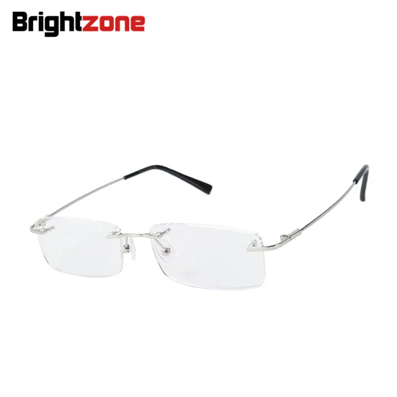 Titanium Alloy Rimless Flexible Leg Optical Eye glasses Spectacle frame degree point eyeglasses oculos de grau prescript glasses