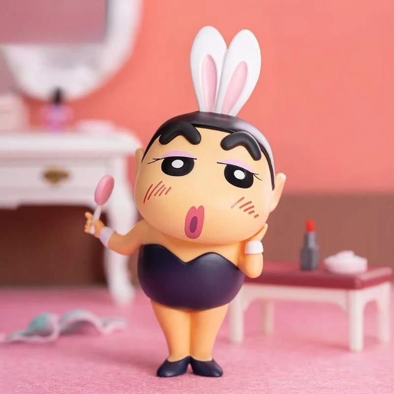 

MINISO 2025 подлинный карандаш Shin chan Fun COS слепая коробка ручной работы аниме аксессуар игрушка в подарок официальное подлинное издание