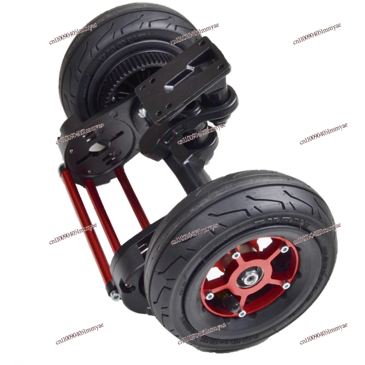 

12-Inch Power Bridge Electric Skateboard Twisting Car Modified DIY Accessories Gravity Casting Double-layer Bridge