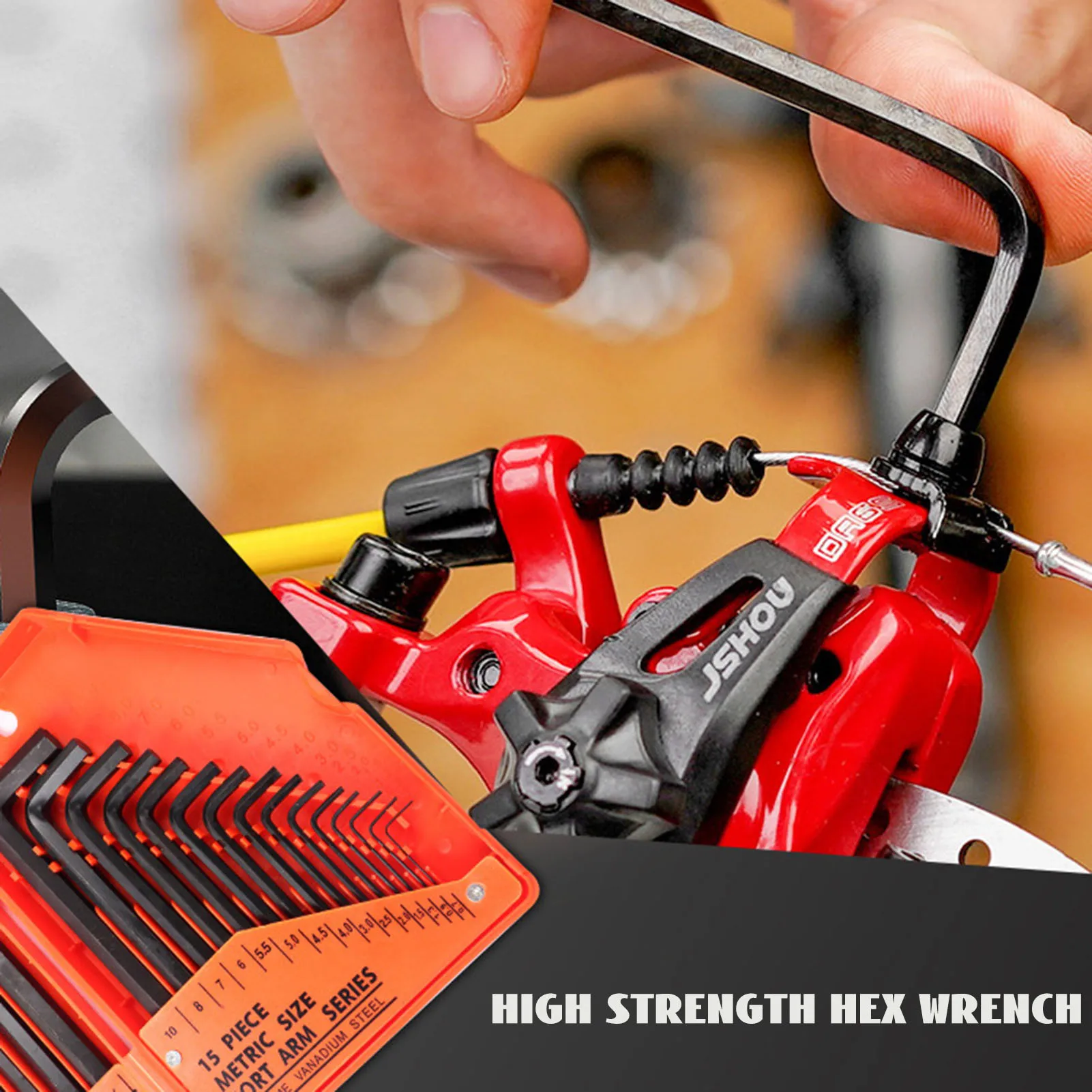 Combination Hex Wrench Keys Durable Hex Head Key Sturdy Wrench Tool Set for Bicycle Maintenance Accessories