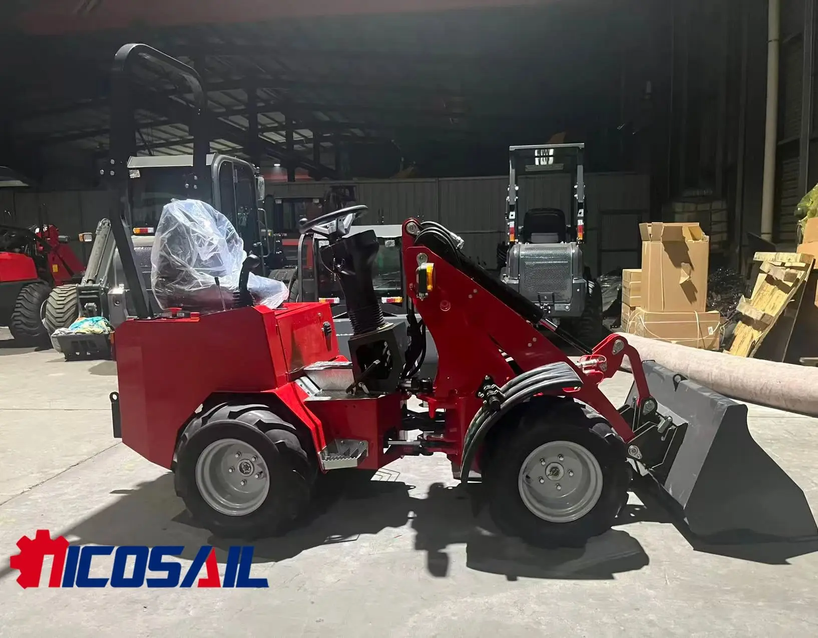 Der Teleskop-Gabelstaplerlader, der häufig in China zum günstigsten Preis verwendet wird, dient zum Verkauf