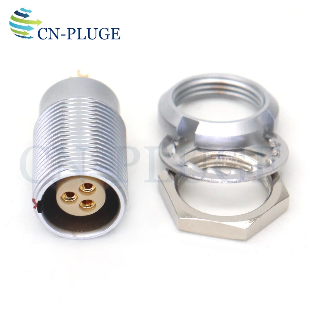 FGG.EGG.0B.303 Series 3-Pin Aviation Connector and Fixed Socket, for Movcam Stabilizer 0B 3-Pin Power Output Plug