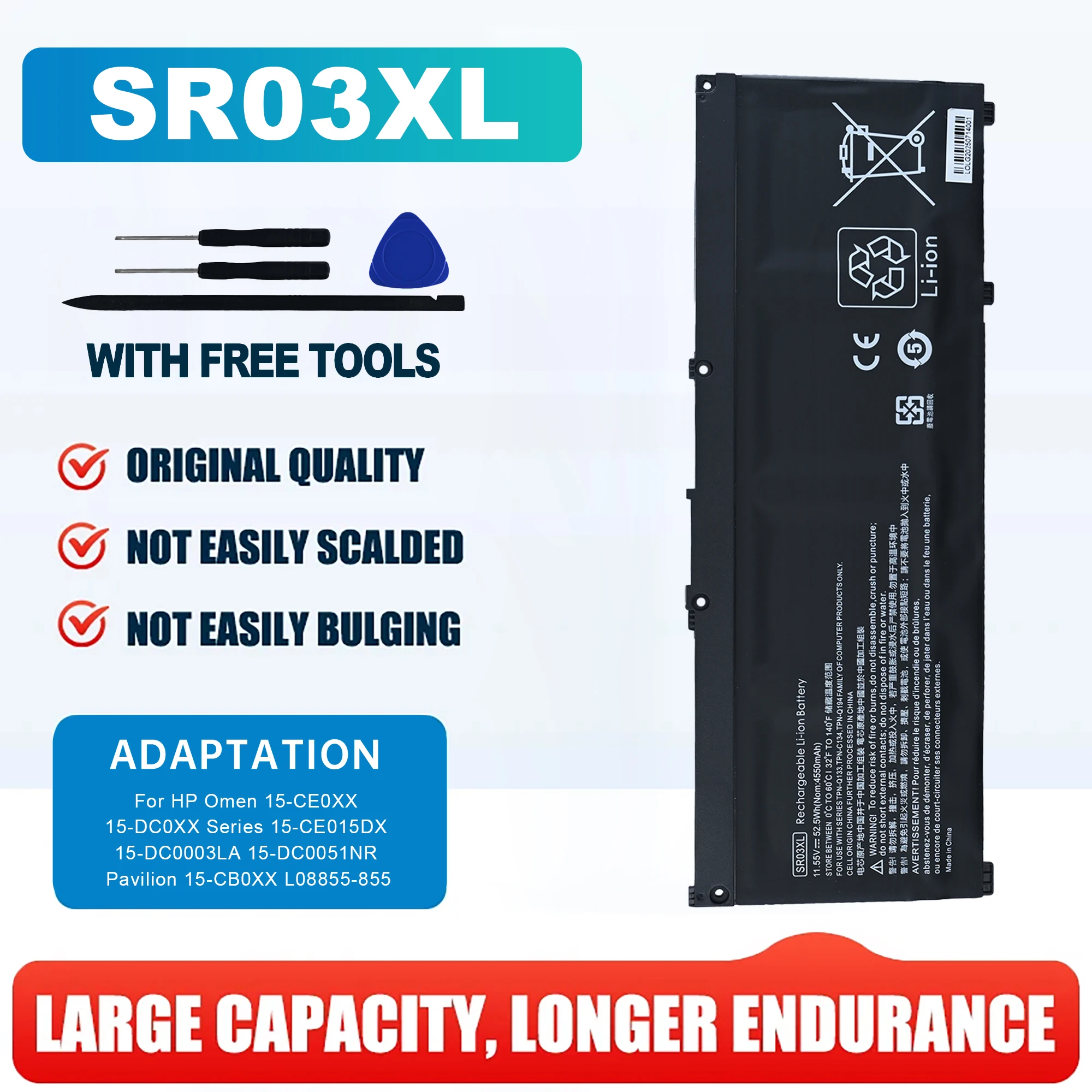 SR03XL Laptop Batte…