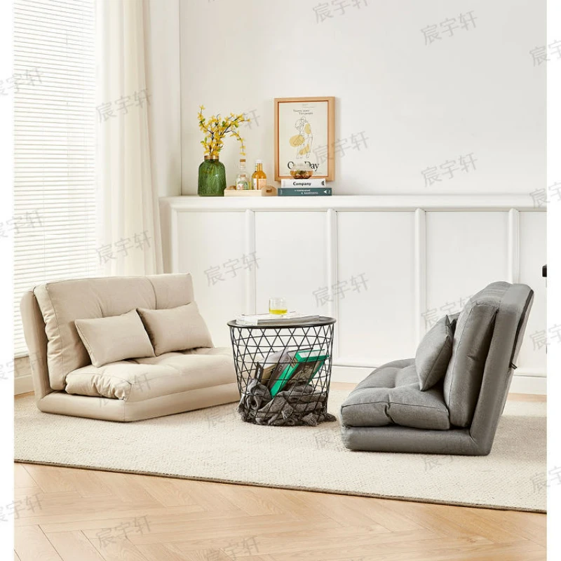 Sofa Can Be Folded Tatami Single and Double Functional Small Family Opened Washed Leisure Backrest Chair Furniture