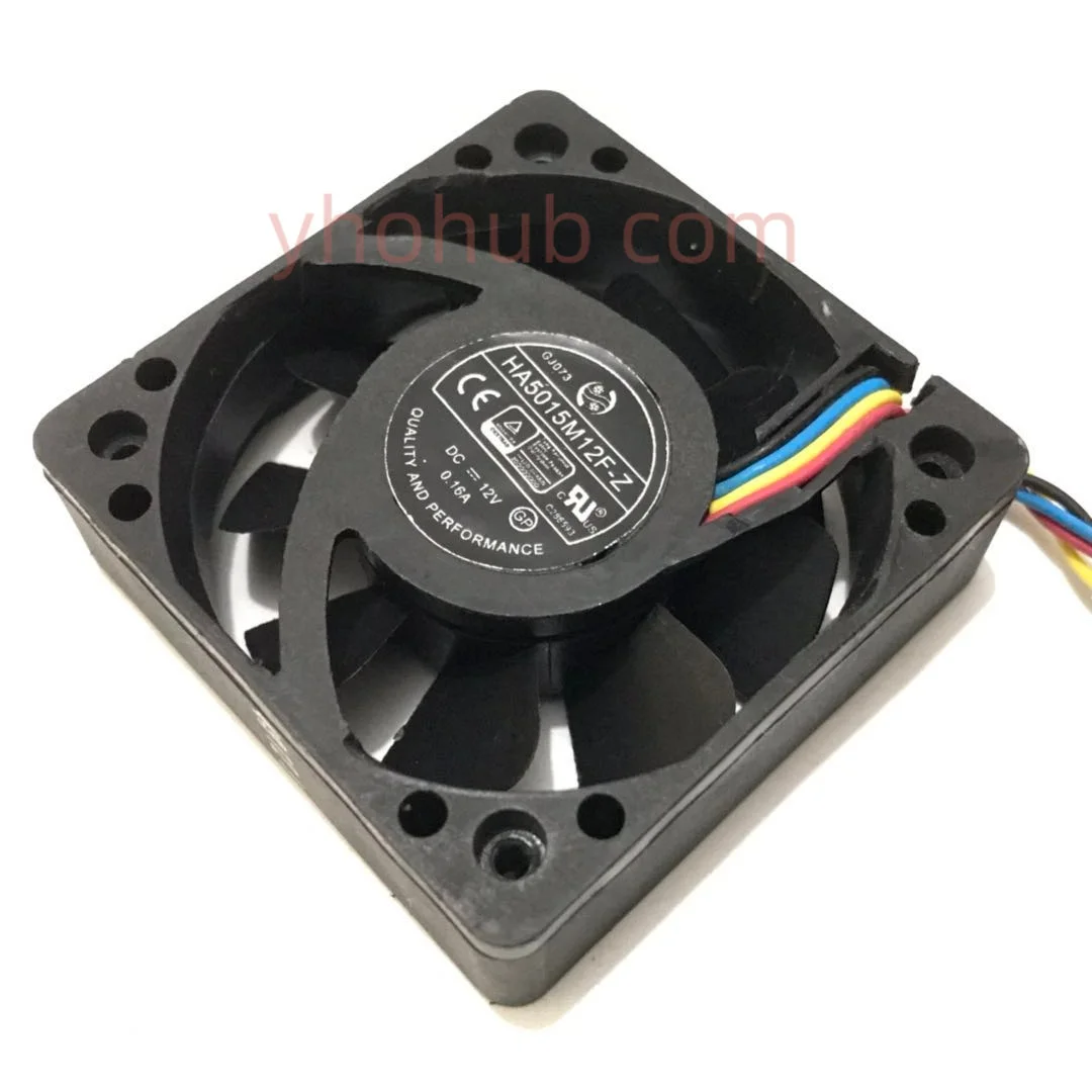 

ONG HUA HA5015M12F-Z DC 12V 0.16A 50x50x15mm 4-Wire Server Cooling Fan