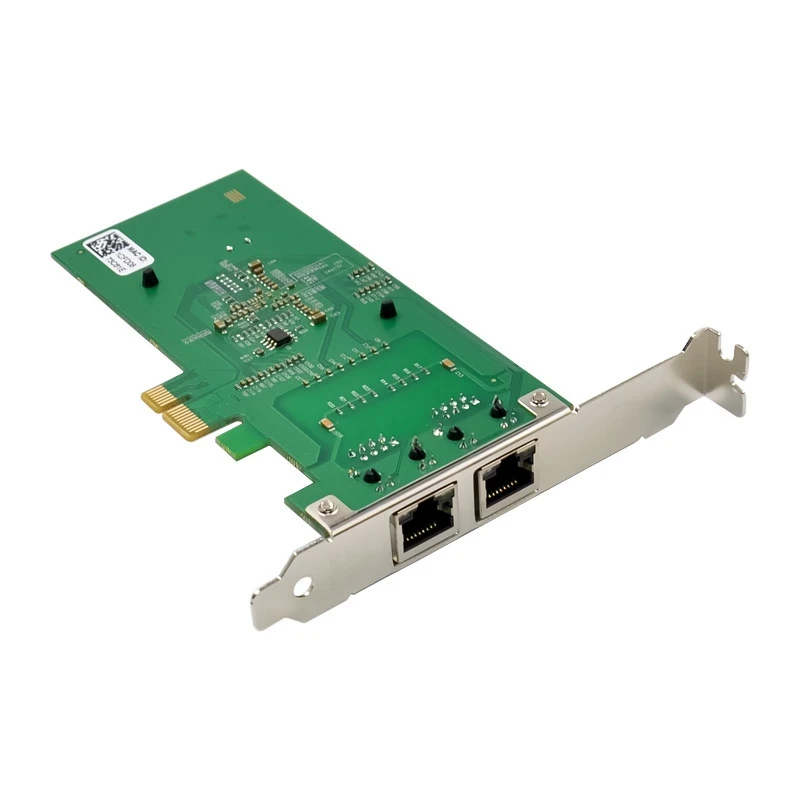 Imagem -03 - Placa de Rede Gigabit de Porta Dupla Ethernet Nic Pci-e x1 Nh82580 Rj45 1000mbps Porta Dupla