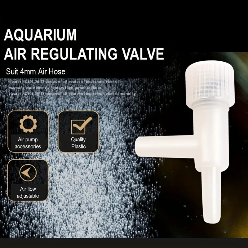 20 Piezas de Accesorios para Acuario, Válvula de Control de Bomba de Oxígeno para Acuario con Recarga Automática de Agua y Regulación de Flujo, Conector de Manguera