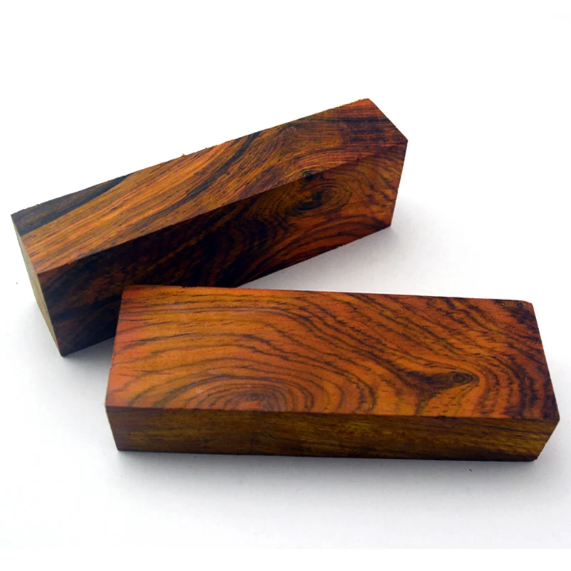 2 قطعة/الوحدة 2 أحجام الطبيعية Cocobolo الخشب سيامي خشب الورد مجلس Dalbergia Retusa لوحة ل أدوات السكين مقبض DIY بها بنفسك صنع المواد