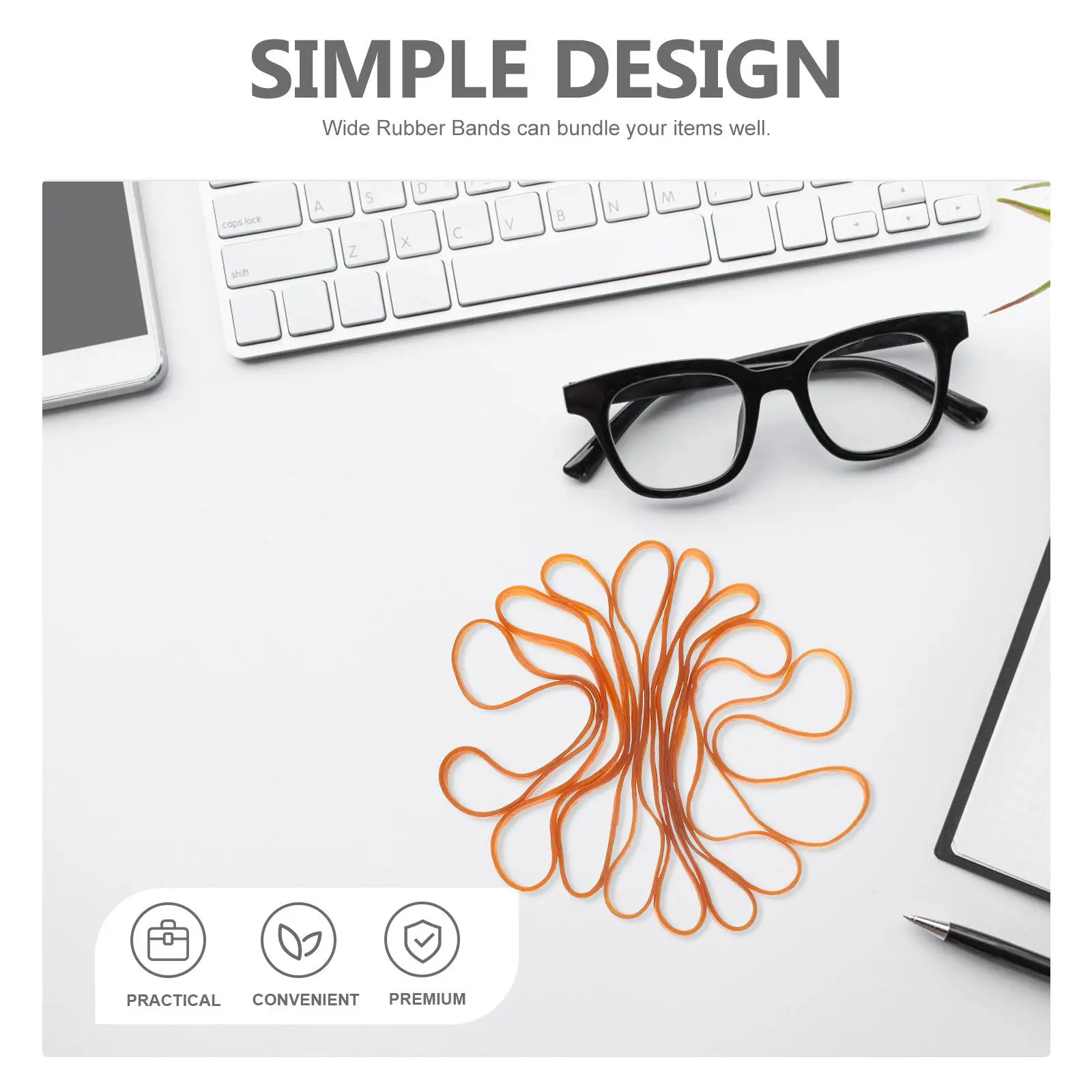 

Набор широких, толстых, прочных резиновых лент для папок, мусорных баков, хранения, офиса, улицы, многоцелевого использования