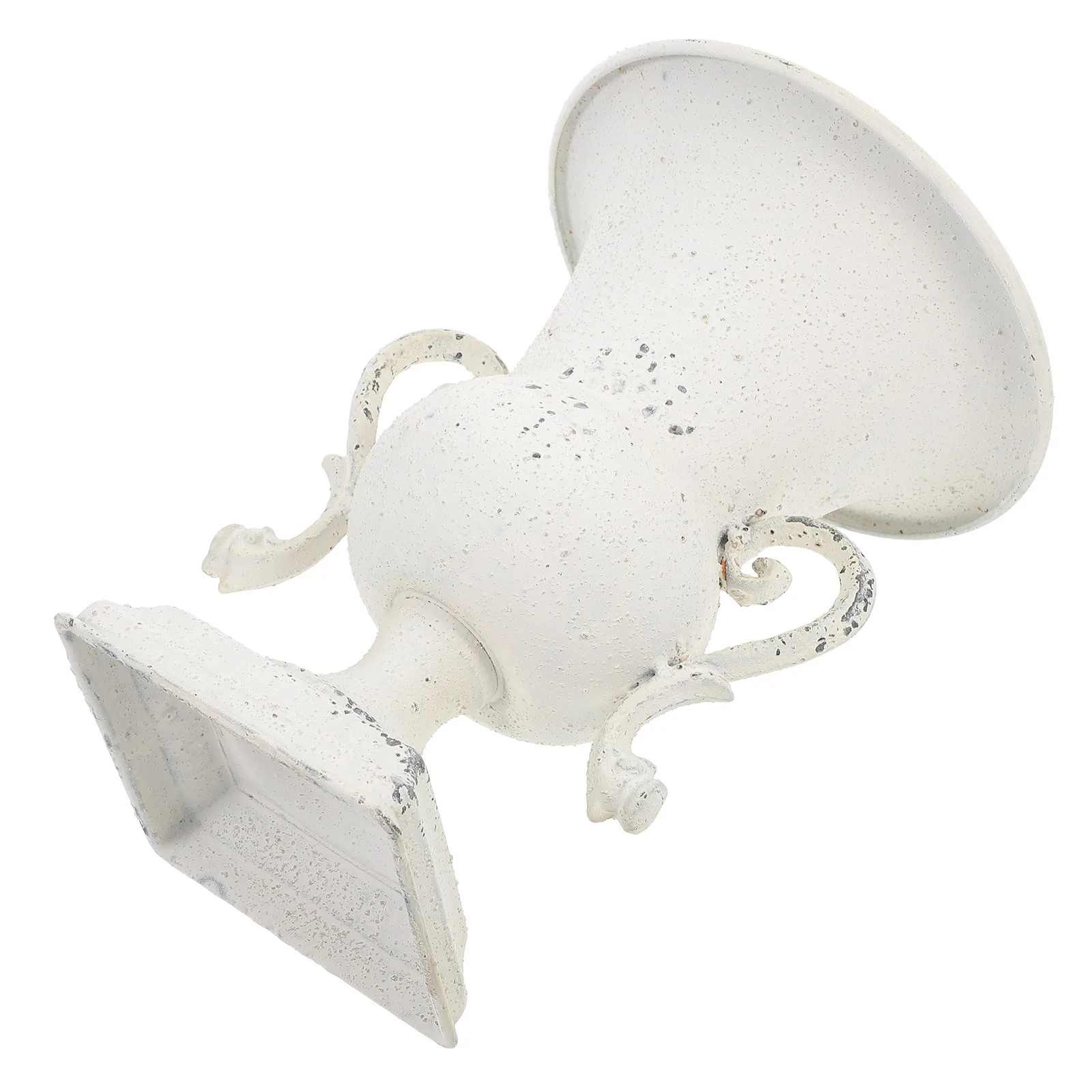 

Vintage Iron Flower Pot Compact Retro Design for Dried Flowers Home Office Hotel Decorative Vase Metal Planter Centerpiece