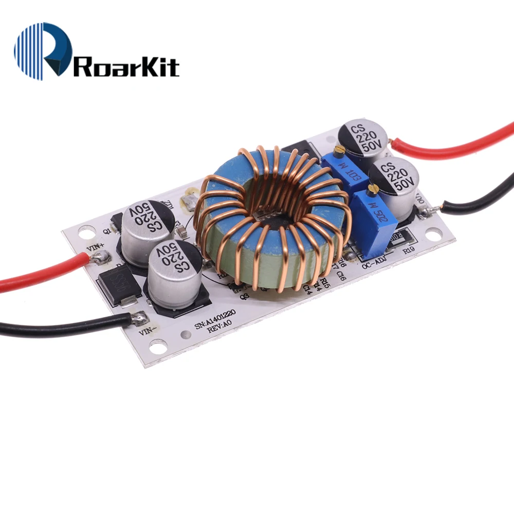 250W 10A Step Up Power Supply DC 8.5V-48V to 10-50V Boost Converter Constant Voltage Current Drive Module Adjustable CC CV