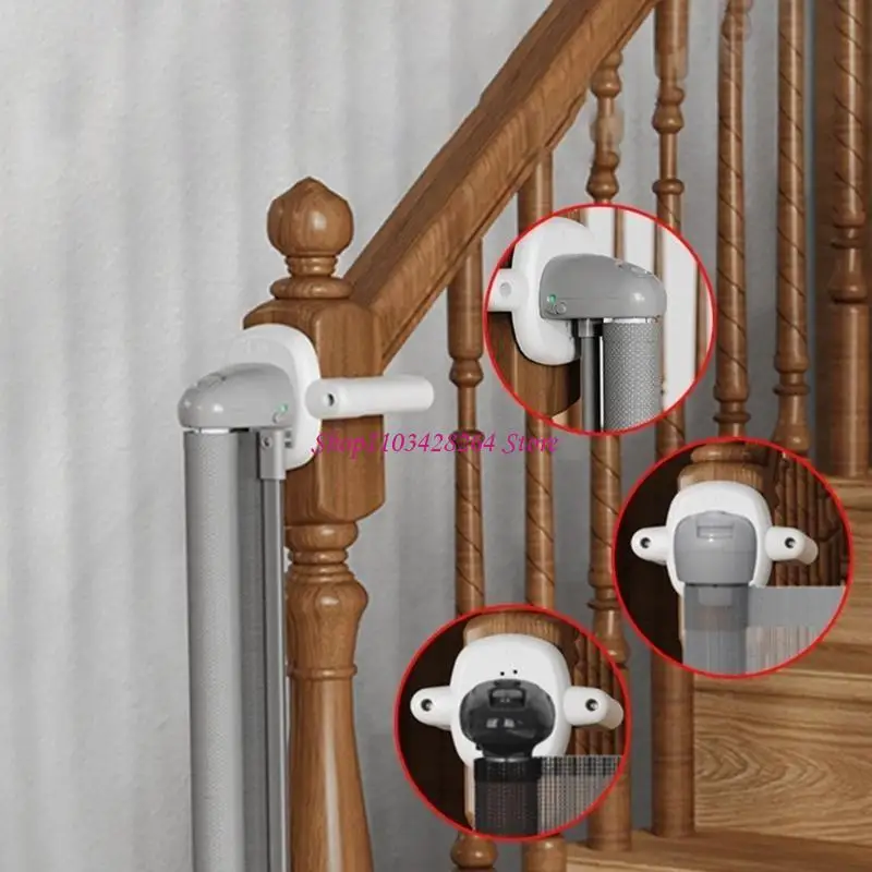 2PCS階段ゲート取り付け階段の手すり保護者のための階段の手すり保護者とセキュリティを高めるための階段のポストとの互換性