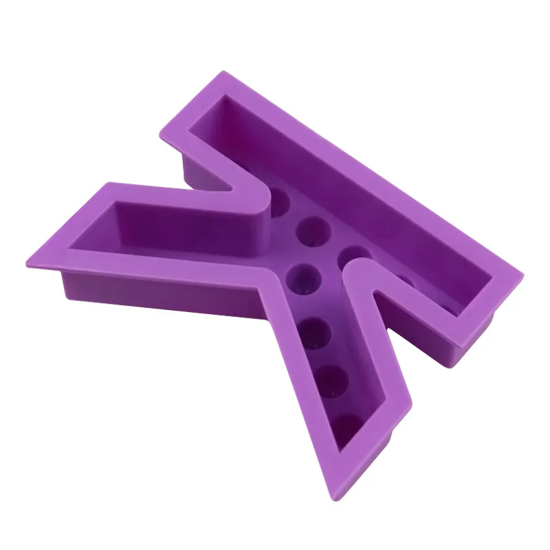 3 بوصة رسالة قالب من السيليكون للشوكولاتة ثلاثية الأبعاد K كابيتال الأبجدية راتنجات الايبوكسي قالب للحلوى كلمة تسجيل الحرف الفنية تزيين الكعكة