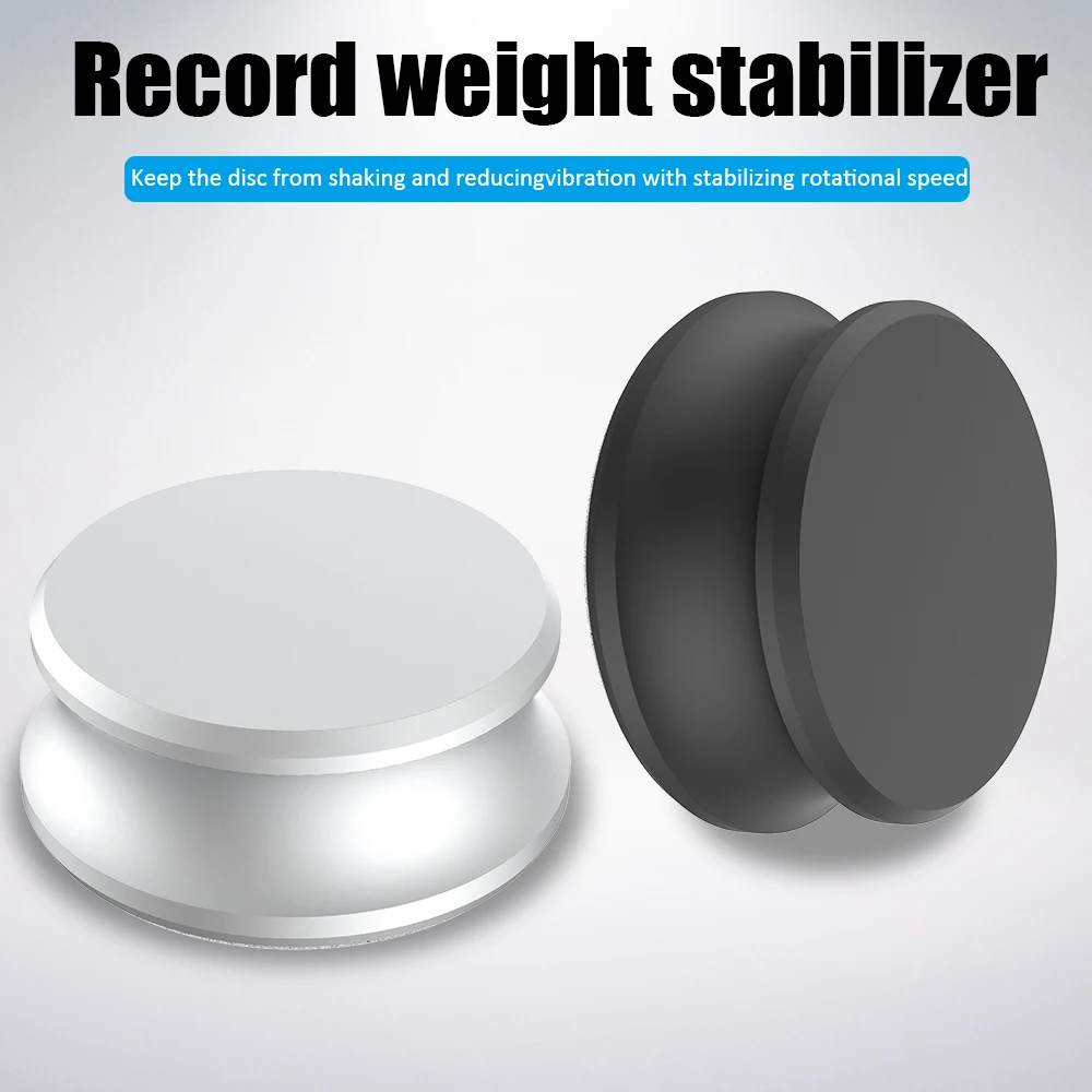 Preffair LP280B Алюминиевый сплав LP Виниловый проигрыватель пластинок Сбалансированный металлический стабилизатор диска Весовой зажим Поворотный стол