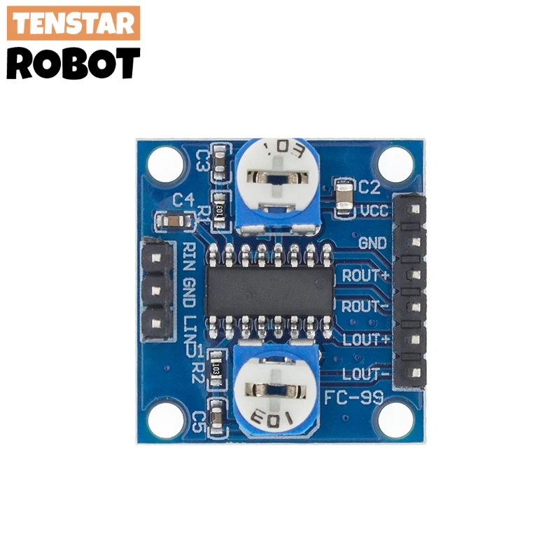 PAM8406 Digital Amplifier Board With Volume Potentiometer 5Wx2 Stereo M70