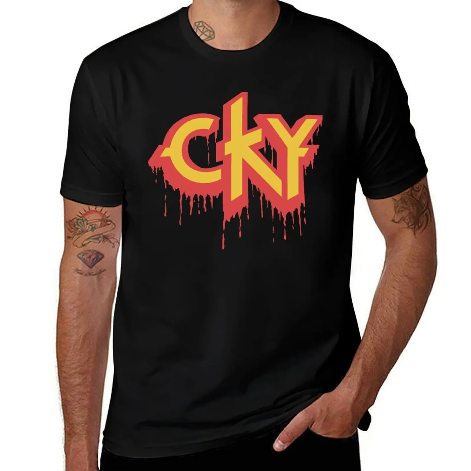 

CKY Skateboarding T-Shirt man t shirts high quality luxury brand cotton t shirt man T-Shirt