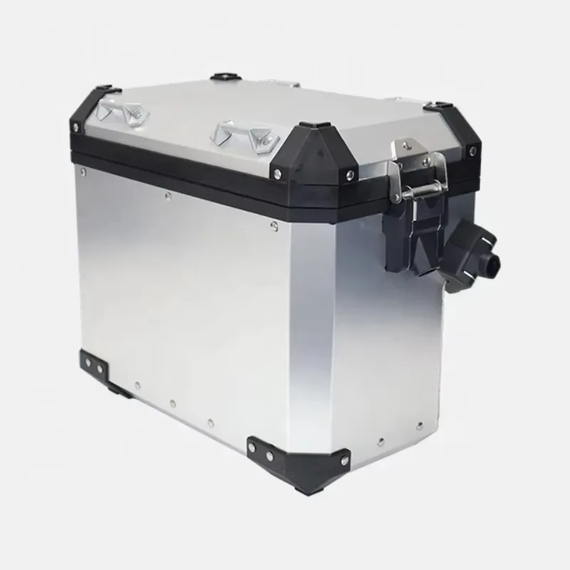 صندوق خلفي للدراجة النارية من سبائك الألومنيوم لأمتعة العادم الجانبية BMWS F750GS #1