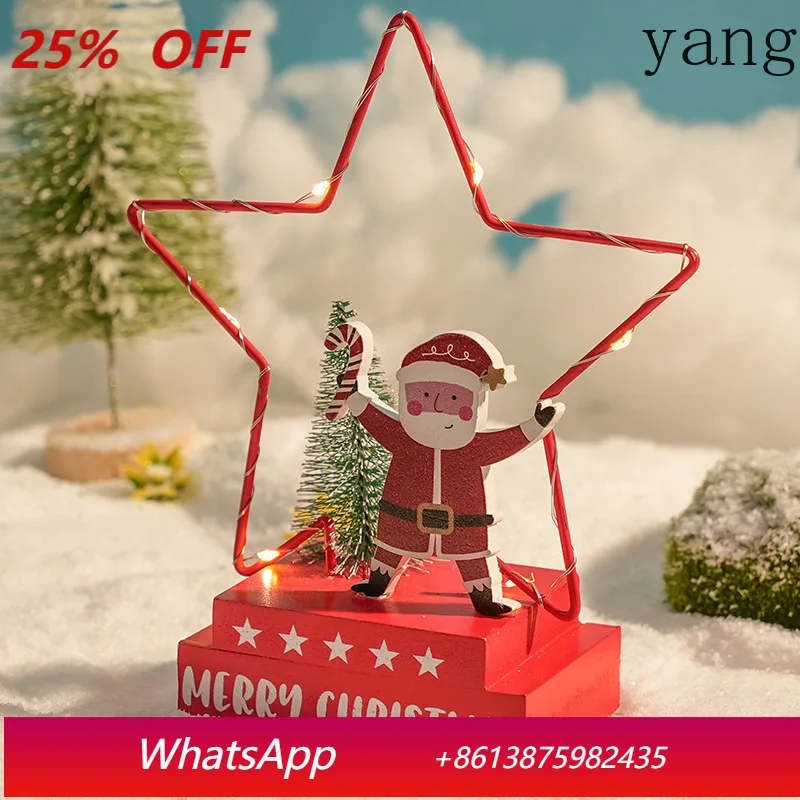 

Рождественские украшения для спальни из кованого железа, праздничные декоративные изделия ручной работы