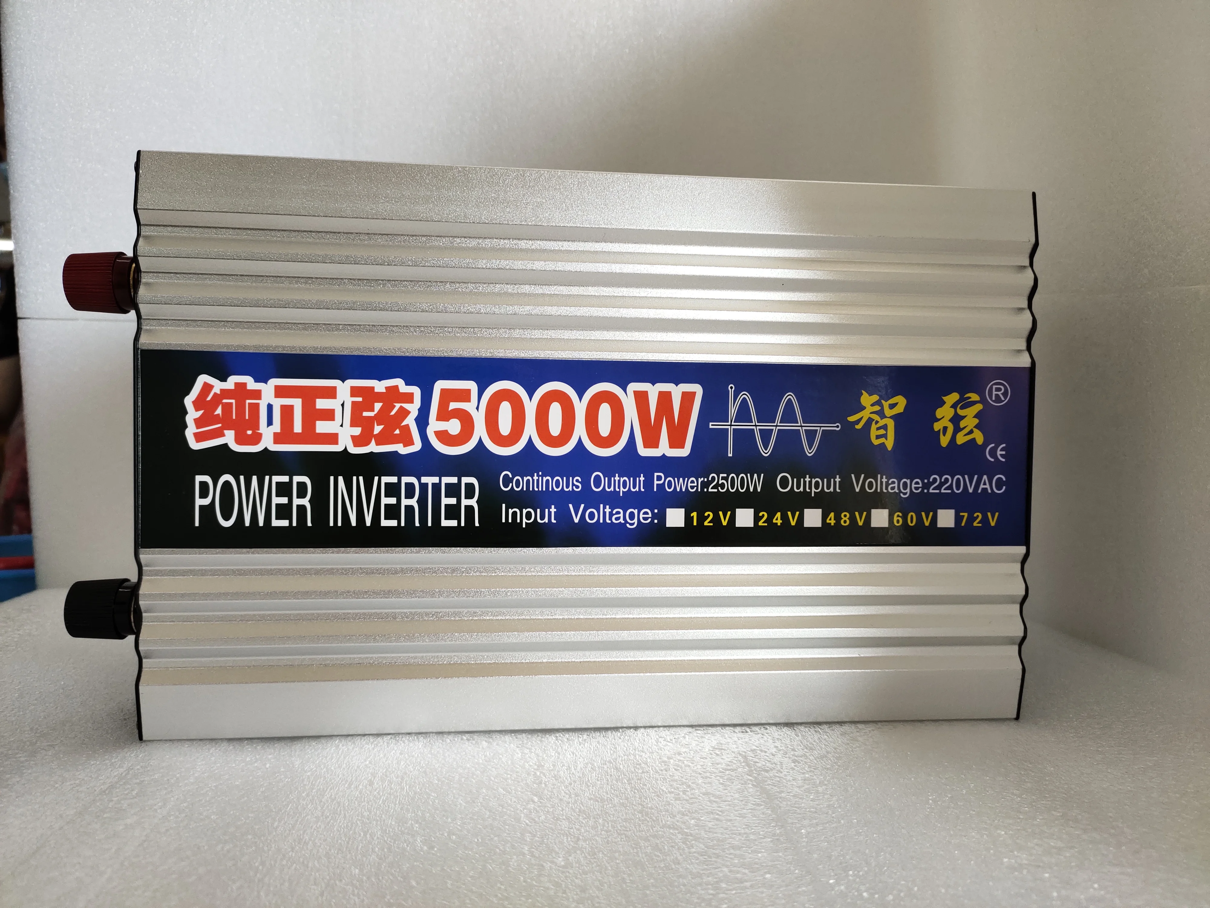 New Pure Sine Wave Inverter 2000W 3000W 4000W Power Solar Car Inverters With LED Display DC 12V 24V To AC 220V Voltage Converter