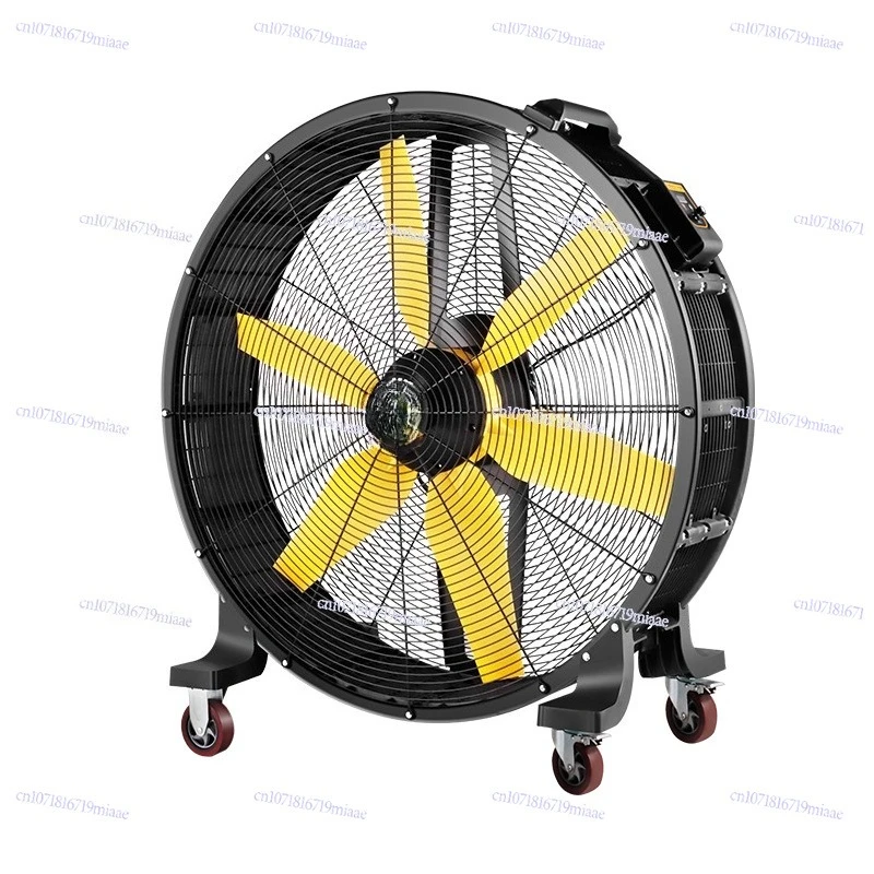 Industrial electric fan mobile powerful cylinder large fan floor fan high power workshop warehouse cooling