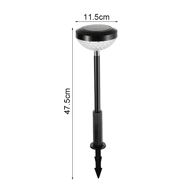 Luci solari per esterni nuove lampade da giardino alimentate percorso paesaggistico impermeabile per l'illuminazione decorativa a LED del Patio del prato del cortile del cortile