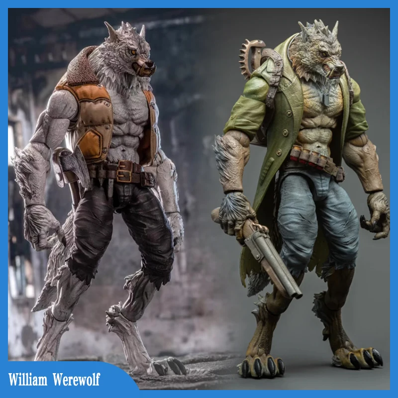 

[In Stock] Original Furay Planet Veteran William Werewolf Anime Action Figurine Movable Assembly Model Toy Doll Gift