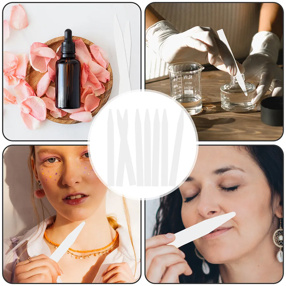 200Pcs Perfume Blotter Fragrance Test Strips Essential Oils Tester Disposable Scent Tester Strips for Perfume