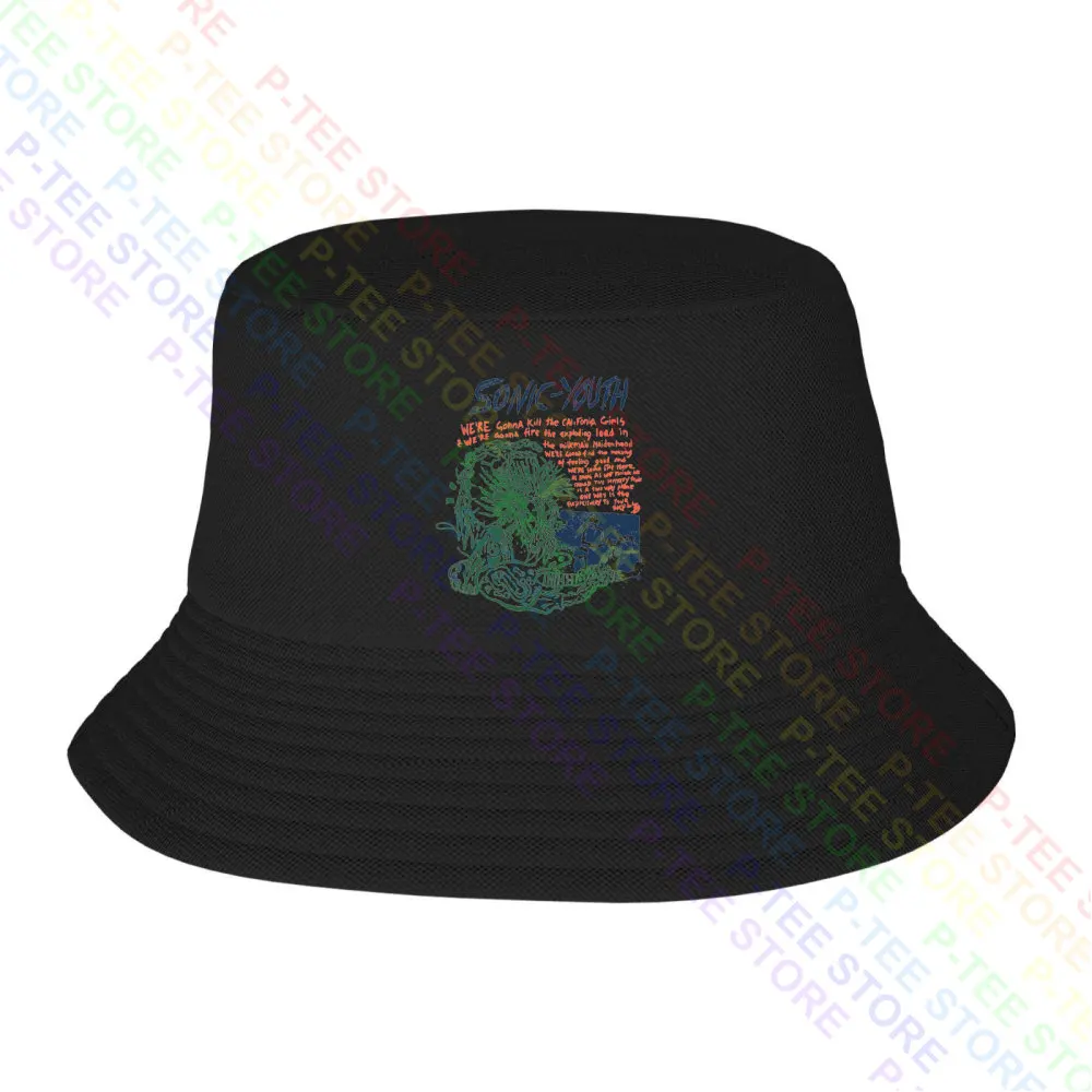 1990S Sonic Youth Expressway To Yr Skull Vintage Tour Band Baseball Cap Snapback Caps Knitted Bucket Hat