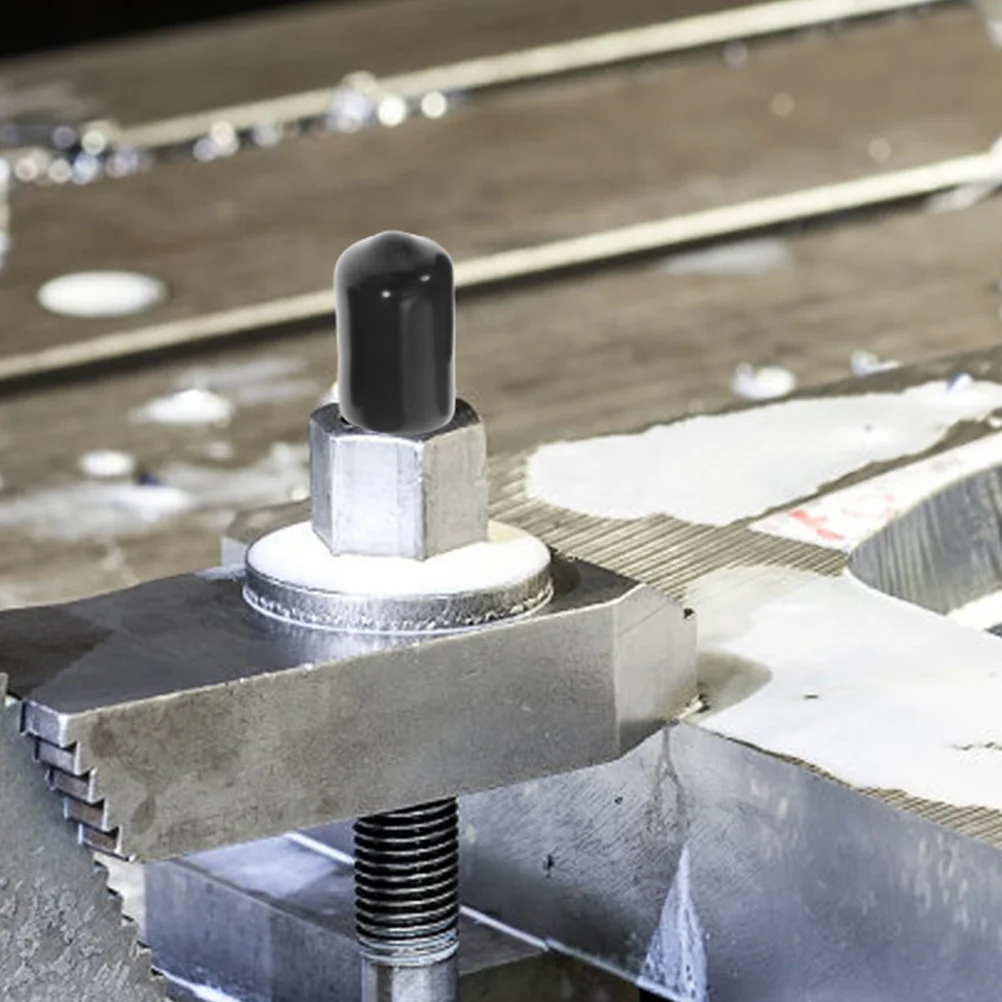 80pcs Thread Protector Rubber End Caps 3 6 9 12mm Inner Diameter Furniture Metal Tubing Post Cover Protective Screw Cap