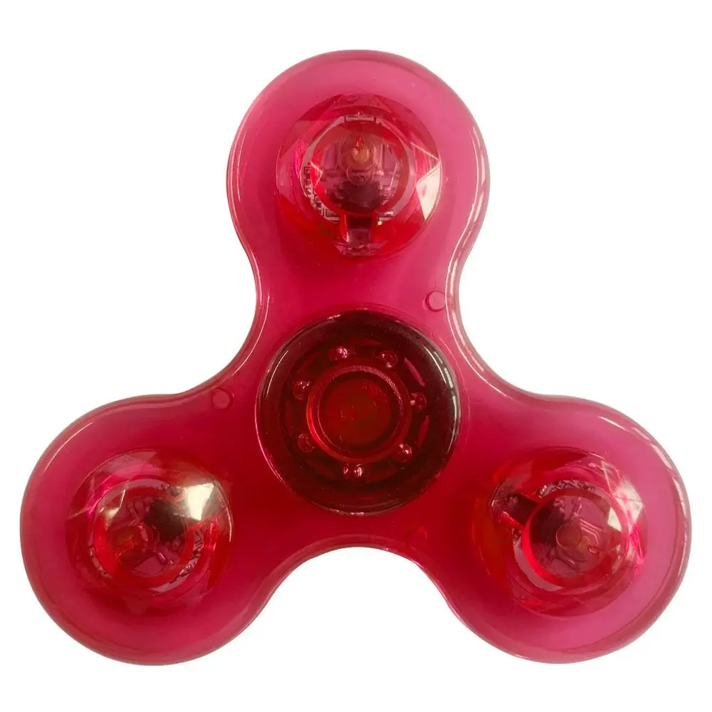 LED rotatif réduction de la pression lueur dans l'obscurité main Spinner lumière LED doigt jouet doigt Gyroscope main Spinner Fidget Spinner