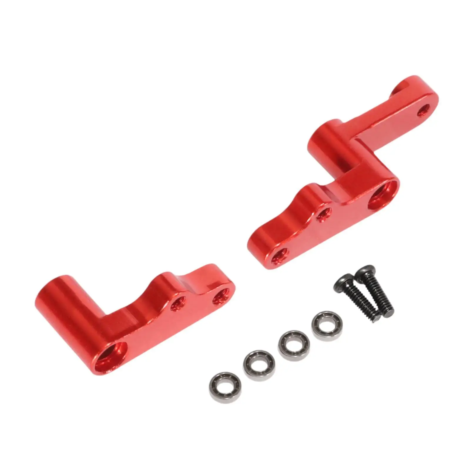 RC Car Steering Assy Kit 1/12 Scale Adjustable Reusable Easy Installation Professional Upgrade Accessories for 124008 124010