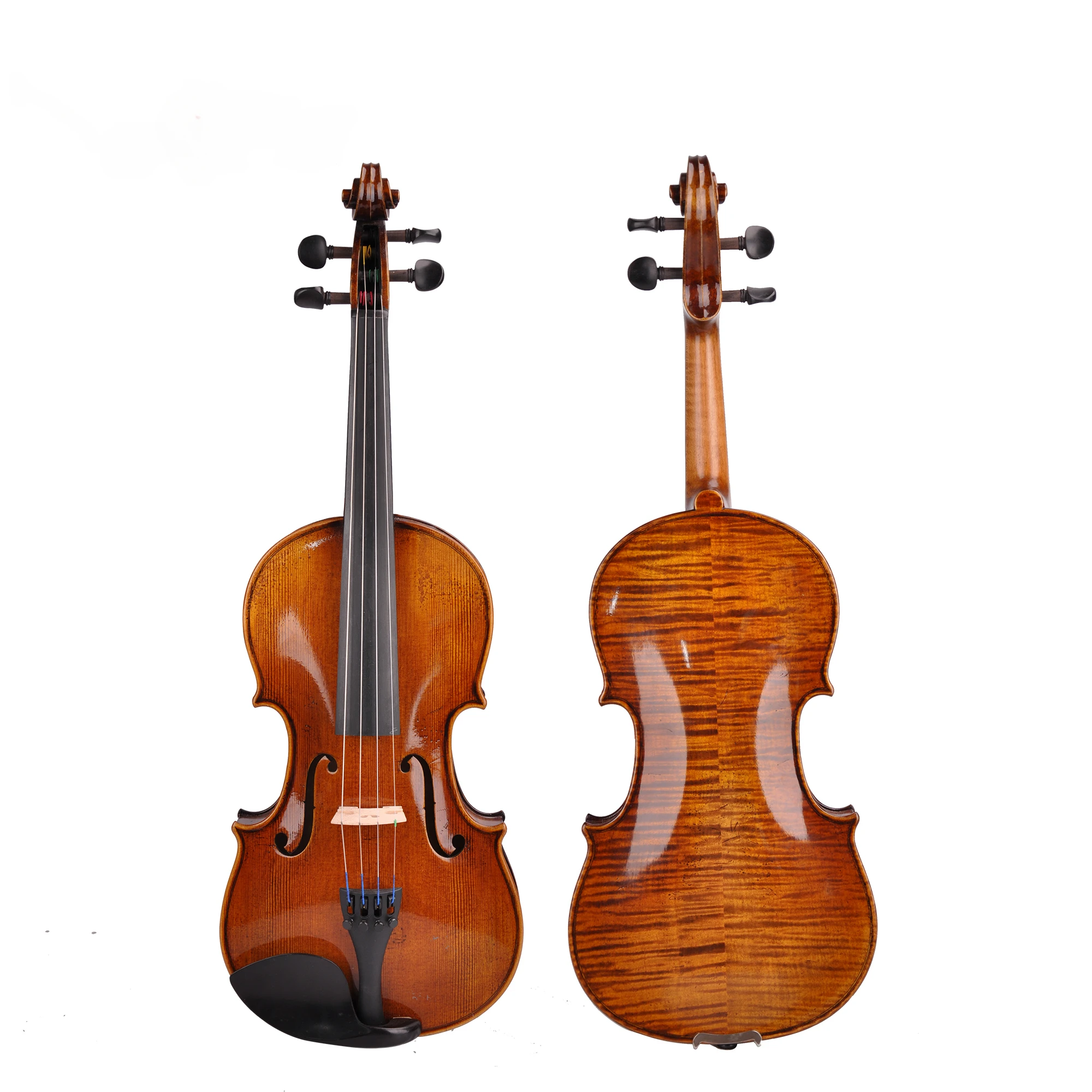 1/4 Spirit varnish solid spruce 4/4 Advanced flamed Violin