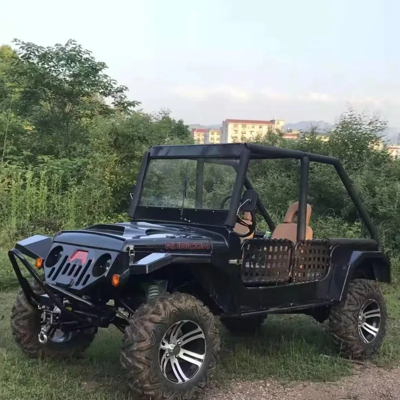 New 320CC adult Four-wheel Two-seat Gasoline water cooled axle drive Off-road All-terrain sand kart Vehicle ATV
