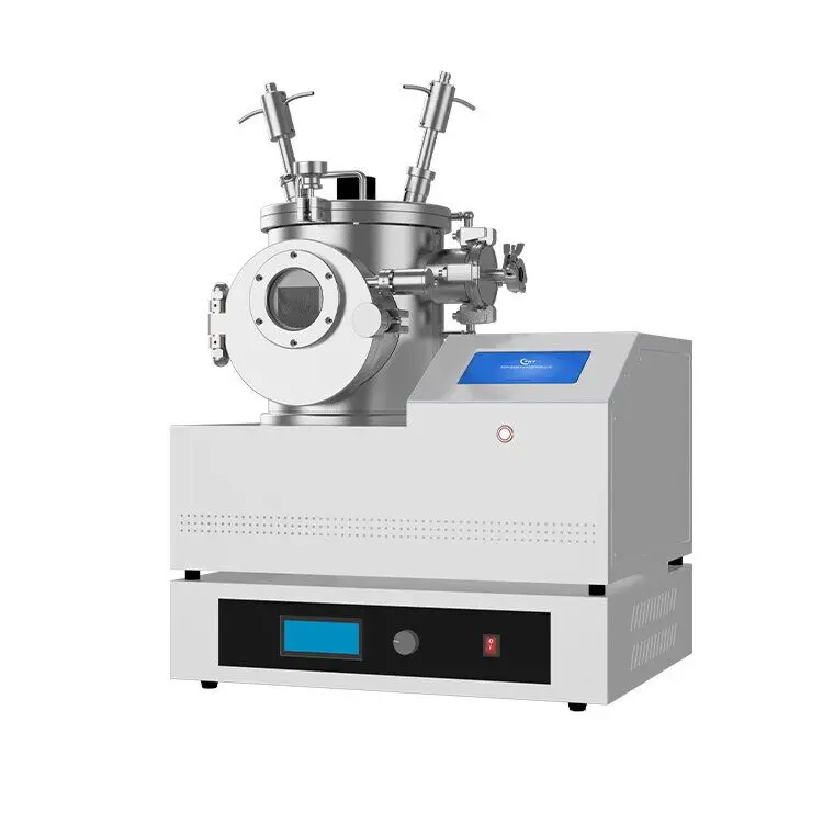 Arbeidsdienst 200 Watt Tafelmodel Magnetron Sputter Coating Machine Perovskite Zonnecel Sputter Coating Machine Systeem