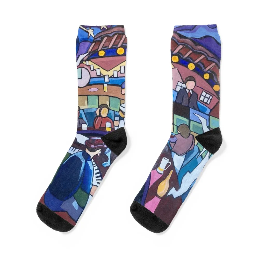 

Piano Man Socks Hiking boots warm winter custom sports summer Male Socks Women's