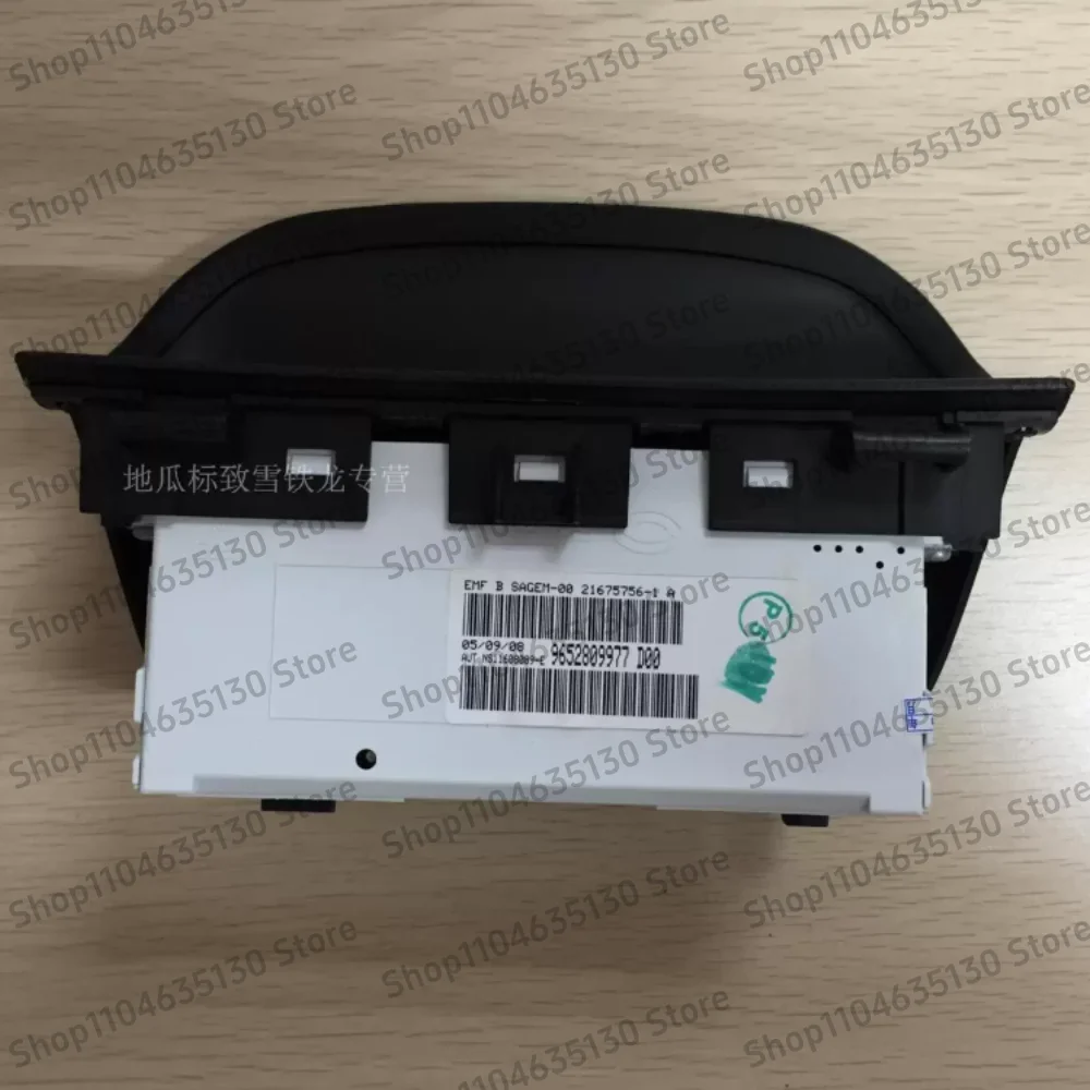 Zeroclearance 18 Pin Multifunction Digital Display Sagem Clock Radio Information Screen Display For Peugeot 307