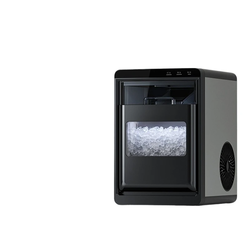 

Commercial small ice machine household mini dormitory fully automatic 25KG solid ice cube making machine