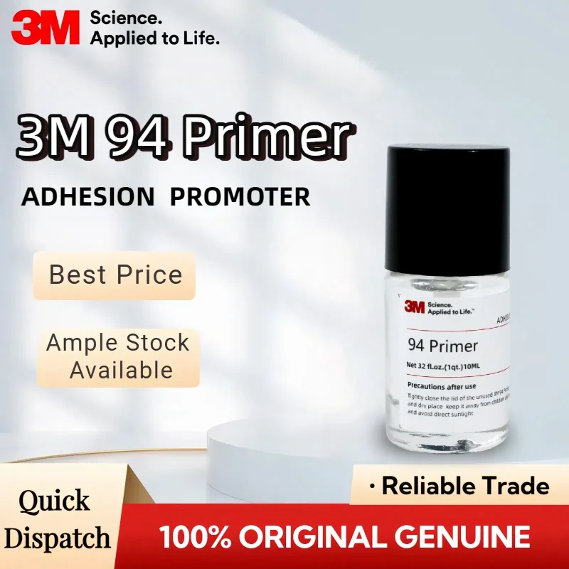 10ML 3M 94 Primer Adhesion Promoter Primer Metal Surface Treatment Agent Halogen-Free Tape Adhesion Promoter High Adhesion