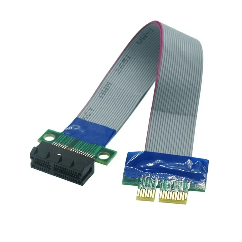 

1X To 1x Slot Riser Card Extender Ribbon Adapter PCI-Express PCI Express Extension Relocate Cable For Graphics Card 20cm