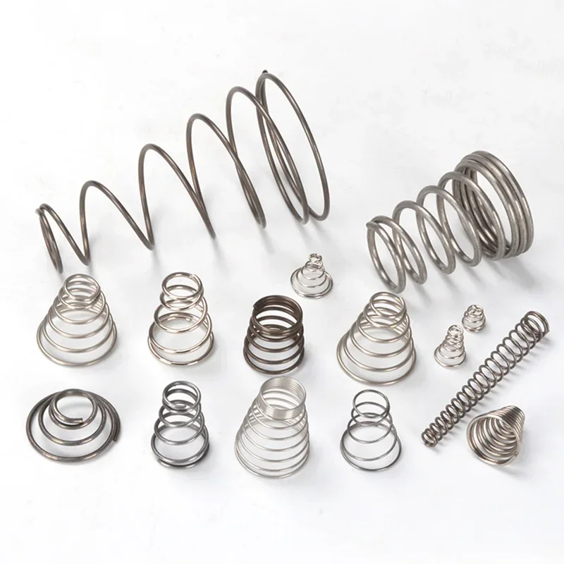 1-5pcs Tower Spring 304 Stainless Steel Taper Wire Compression Spring Conical Diameter 3-39mm Wire Diameter 0.4-2mm Hight 7-76mm