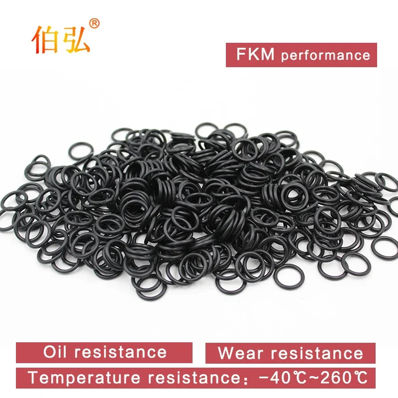 10PCS/lot Rubber Ring Black FKM O ring Seal CS:1.9mm OD13/14/15/16/17/18/19/20mm Rubber O-Ring Seal Oil Ring Gasket Washer