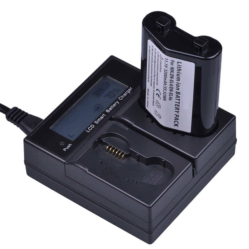 EN-EL4a Charger MH-21 MH-22 Quick Charger for Nikon D2H D2Hs D2X D2Xs D3 D3S D3X F6 EN-EL4 EN-EL4a Battery Charger