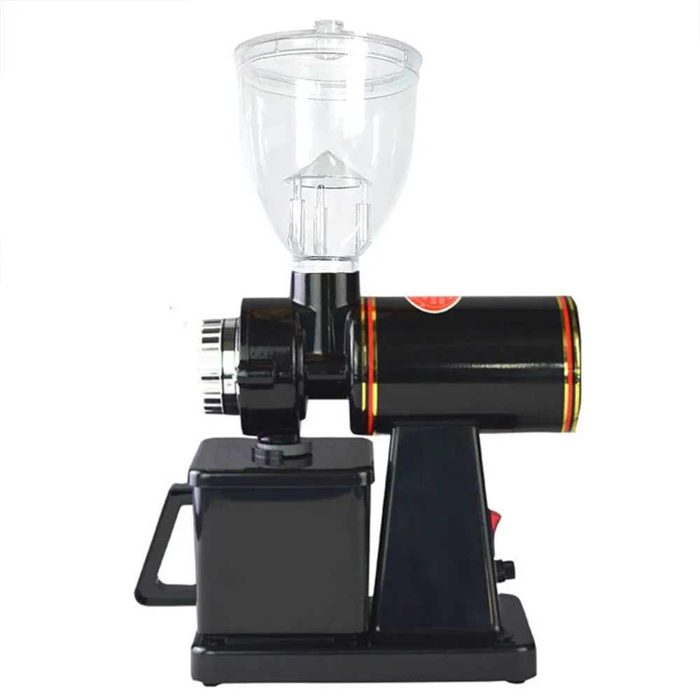 New 180W Electric Coffee Grinder Bean Miller Espresso Coffee Machine 8 Steps Anti-jump 60mm Flat Burr Grinder Coffee Machine