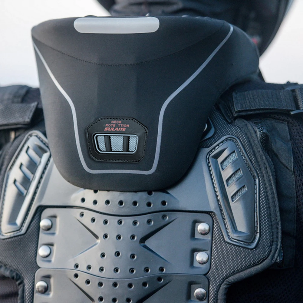 

Motorcycle Neck Support Anti-Fatigue Protective Motorcycle Neck Brace Zipper Safe Neck Protection 3D Cervical Spine Protection