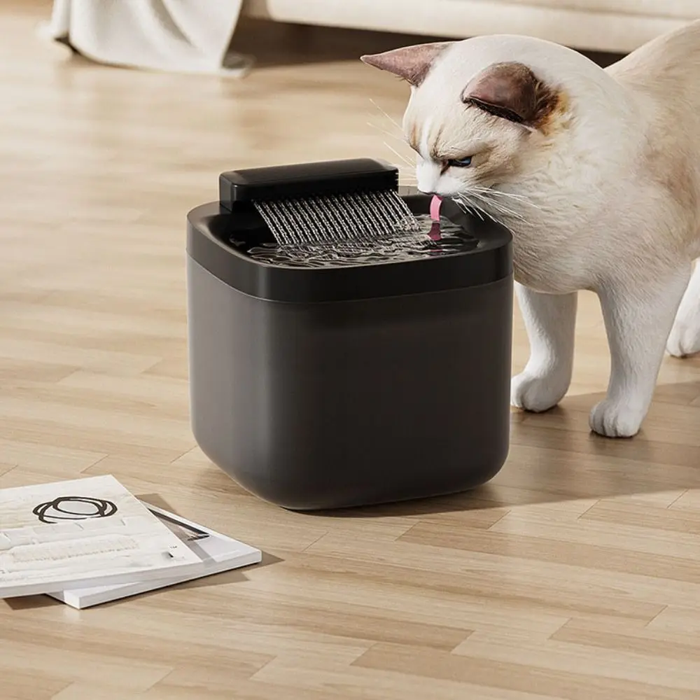 

Automatic Pet Water Fountain 3L Circulation Filtering Dog Water Dispenser Square Silent Cat Water Drinker Home