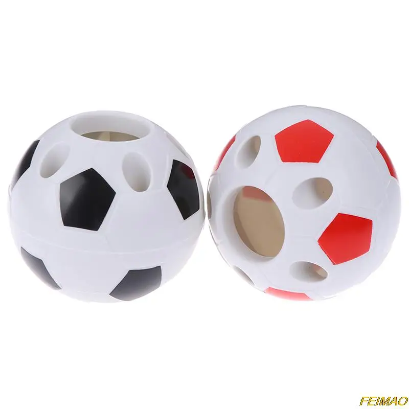 Soccer Football Pen Holder Stand Student Gift Office Desk Decoration