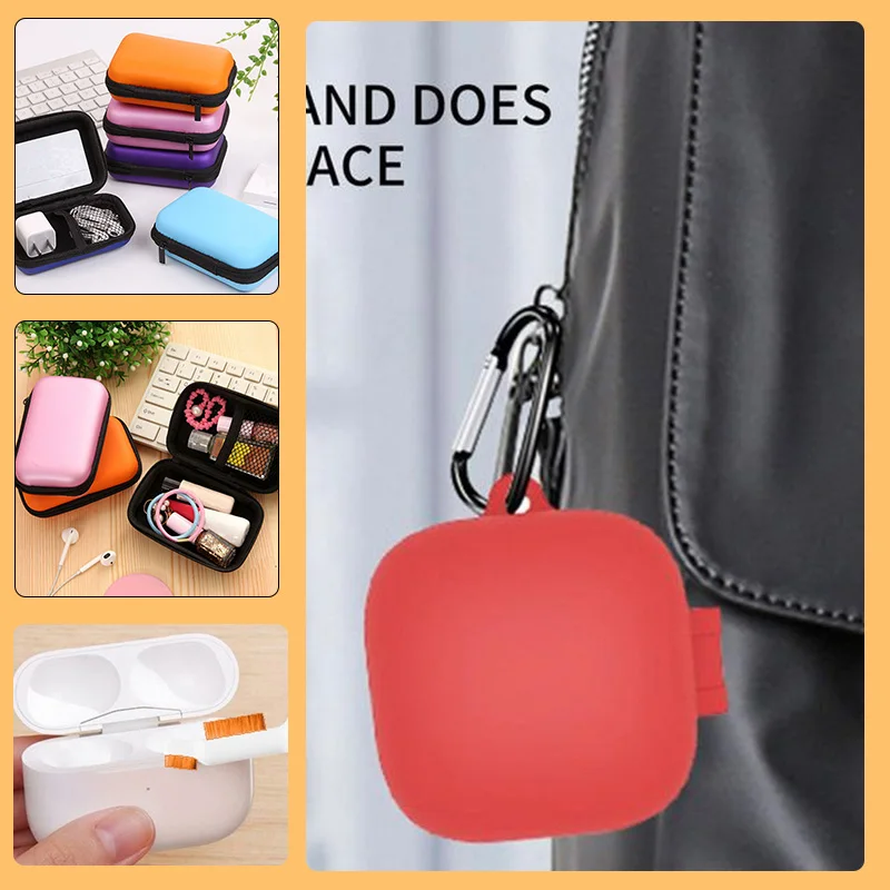 Dustproof Protective Case For The New For QCY T13 ANC Silicone Solid Color Fashion Atmospheric Earphone Protective Cover